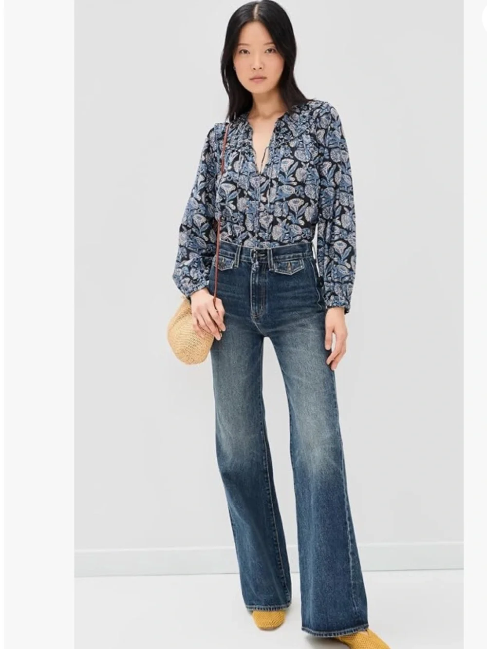 Ulla Johnson Florelle Blouse in Zinnia Print.  New With Tags.